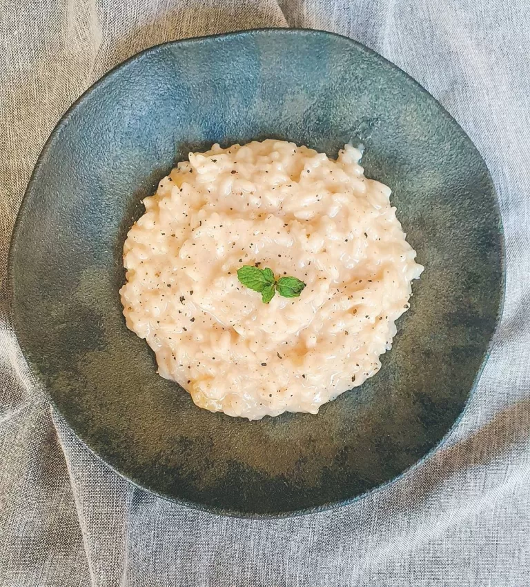 Receita de Risoto cacio e pepe