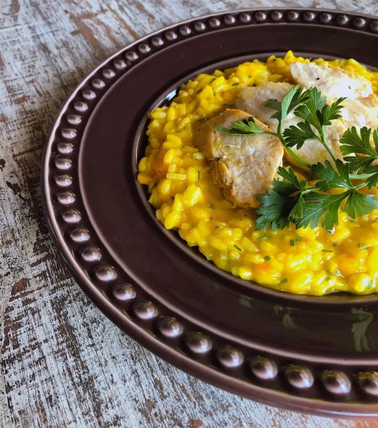 Receita de Risoto cremoso de abóbora