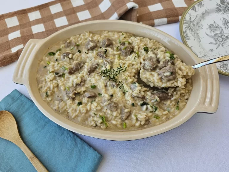 Receita de Risoto de carne