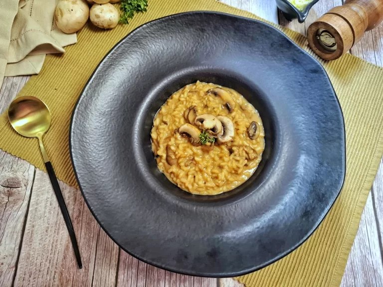Receita de Risoto de cogumelos Paris