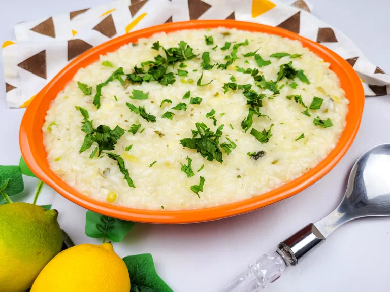 Receita de Risoto de limão-siciliano