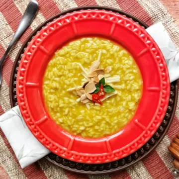 Risoto de queijo