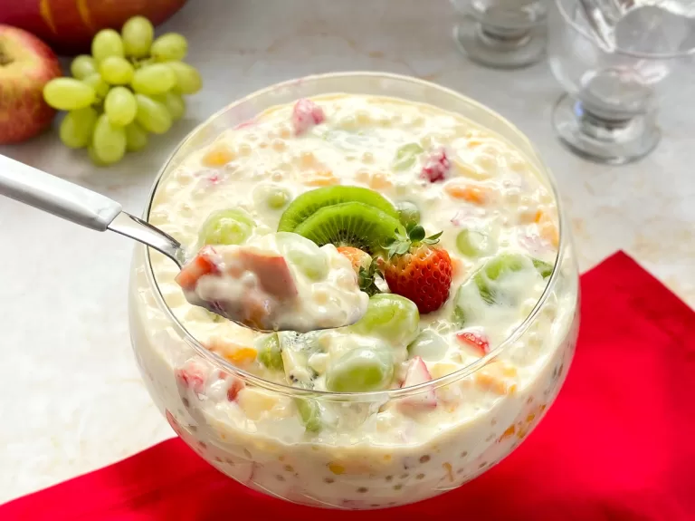 Receita de Sagu de frutas