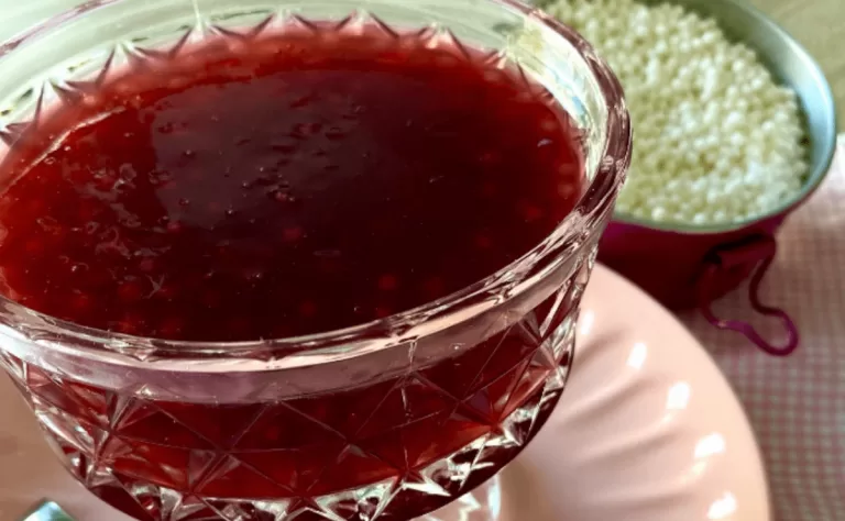 Receita de Sagu de uva