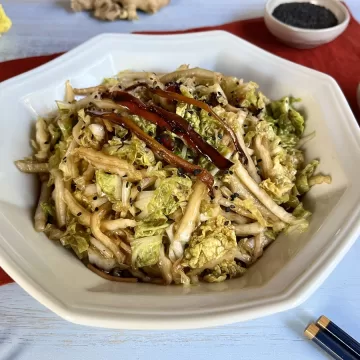 Salada agridoce de acelga