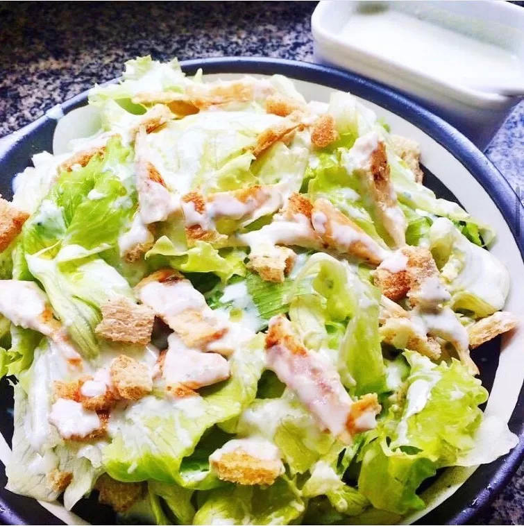 Receita de Salada caeser light