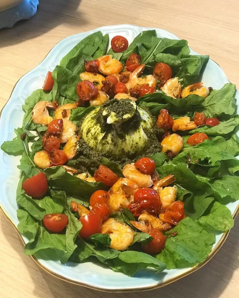 Receita de Salada com burrata
