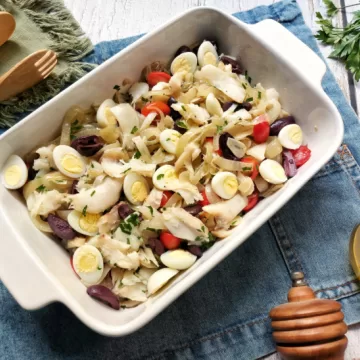 Salada de bacalhau simples