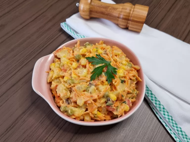 Receita de Salada de batata com bacon