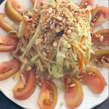 Salada de chuchu vietnamita