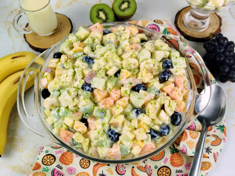 Receita de Salada de frutas com leite condensado
