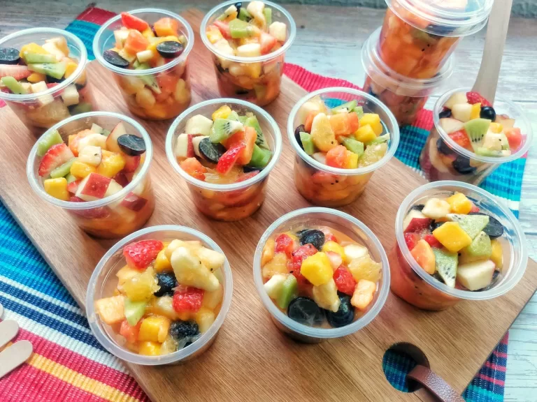 Receita de Salada de frutas no pote
