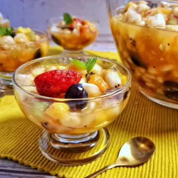 Salada de frutas simples