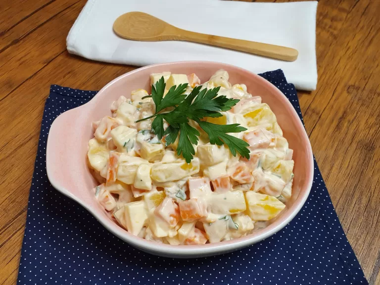 Receita de Salada de maionese de mandioquinha