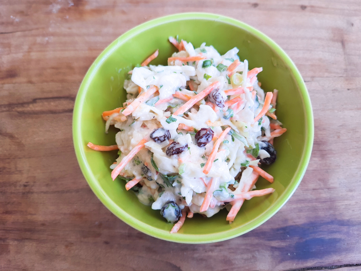Receita de Salada de repolho agridoce