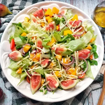 Salada tropical natalina