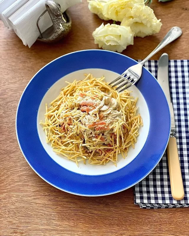 Receita de Salpicão de frango leve