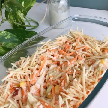 Salpicão vegano com tofu