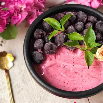 Smoothie de frutas vermelhas