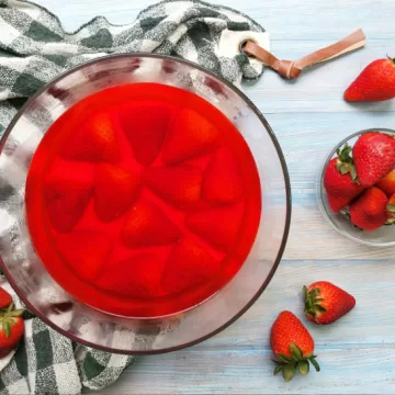 Sobremesa de morango