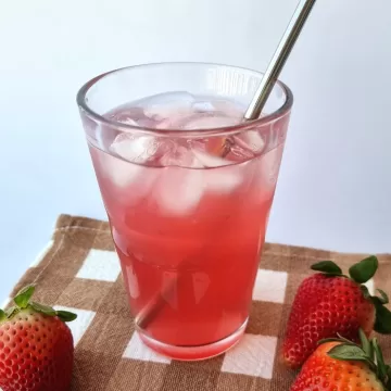 Soda italiana de morango