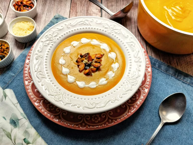 Receita de Sopa de abóbora cremosa
