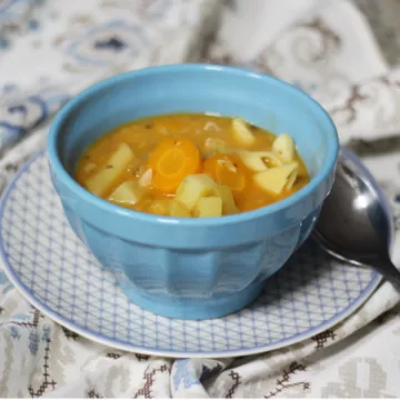 Sopa de legumes fácil na pressão
