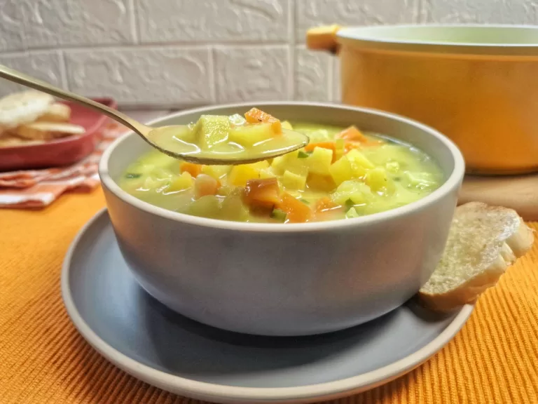 Receita de Sopa de legumes sem macarrão