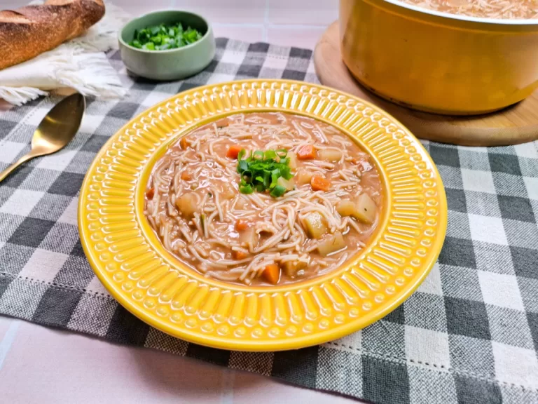 Receita de Sopa de macarrão