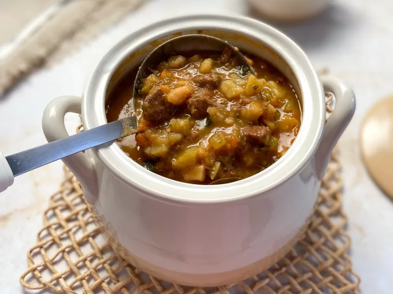 Receita de Sopa de músculo com legumes