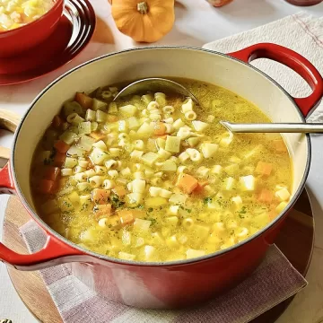 Sopa fácil e rápida