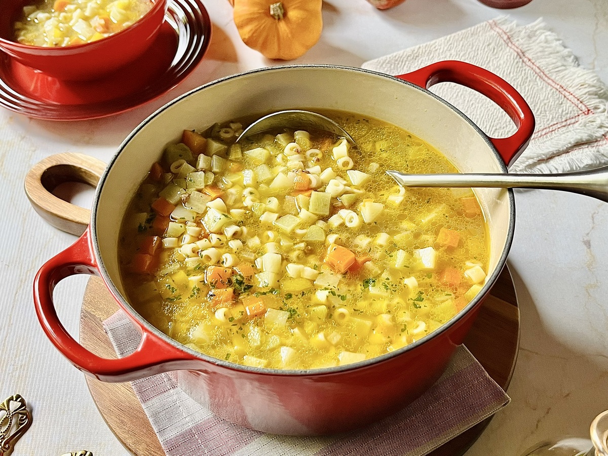 Sopa fácil e rápida