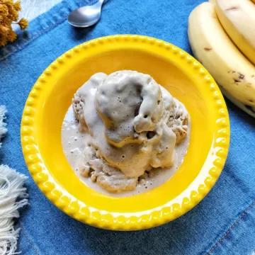 Sorvete de banana fácil