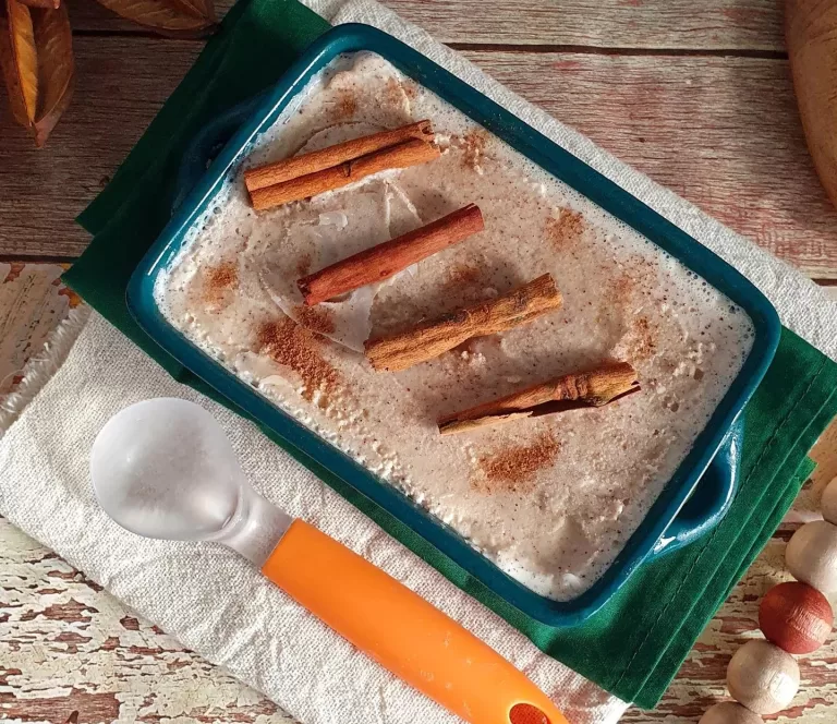 Receita de Sorvete de canela