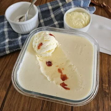 Sorvete de leite em pó