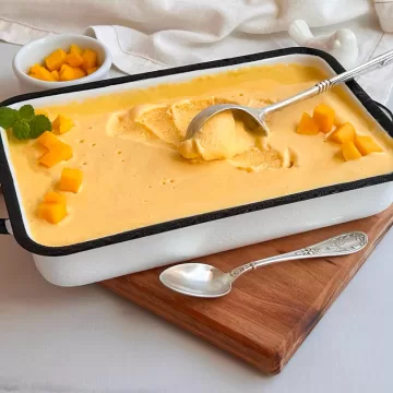 Sorvete de manga fácil
