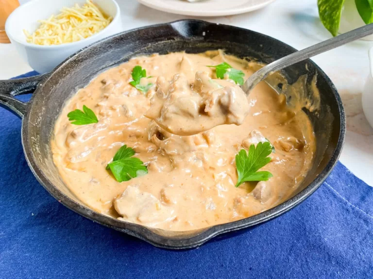 Receita de Strogonoff de carne cremoso
