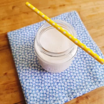 Suco de limão com coco
