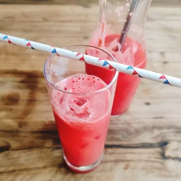 Suco de melancia refrescante