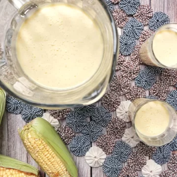 Suco de milho-verde