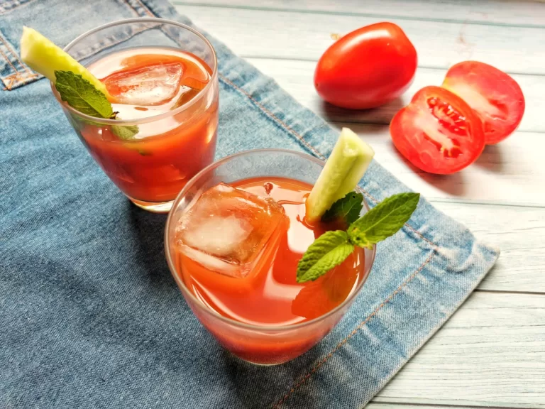 Receita de Suco de tomate