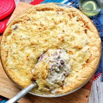 Suflê de bacalhau
