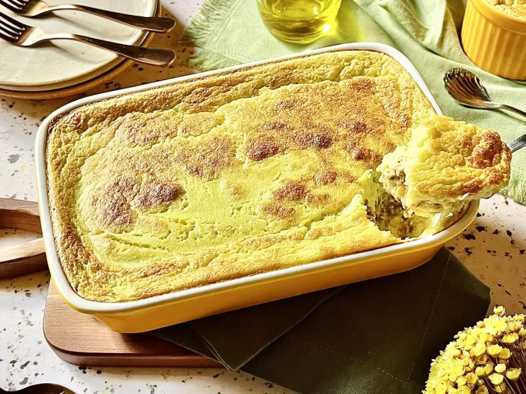 Receita de Suflê de chuchu com carne moída