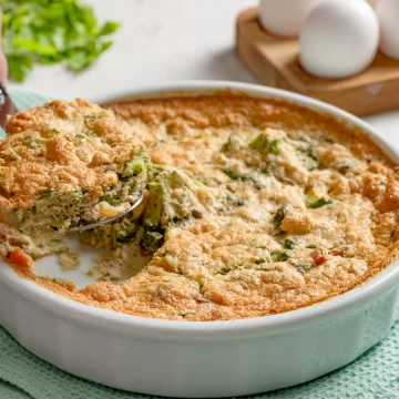 Suflê de legumes