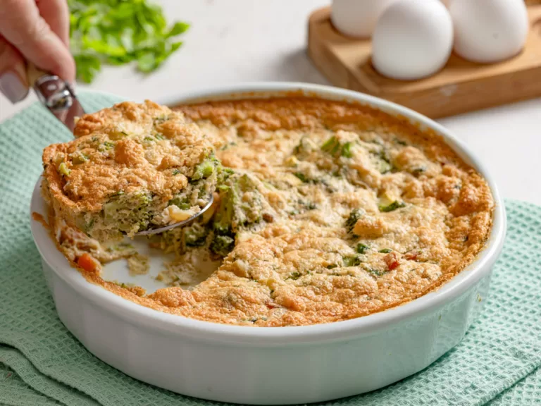 Receita de Suflê de legumes