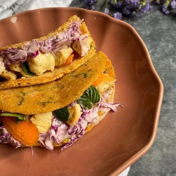 Tacos de lentilha
