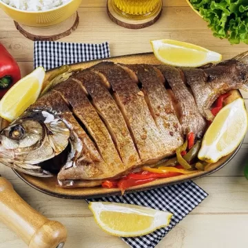 Tambaqui assado
