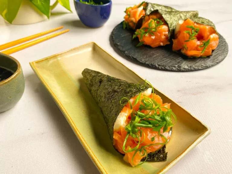 Receita de Temaki philadelphia