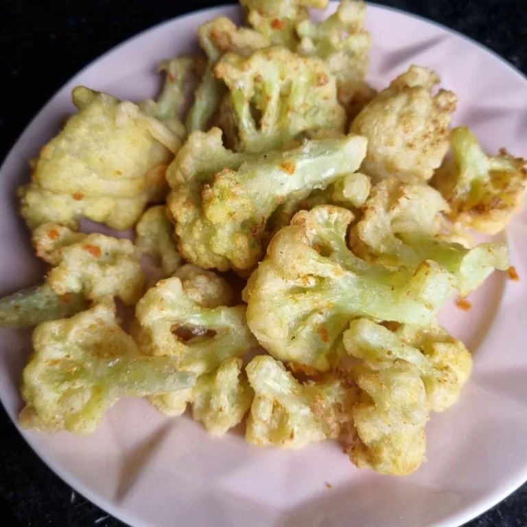 Receita de Tempurá de couve-flor