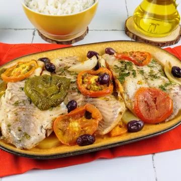 Tilápia ao forno